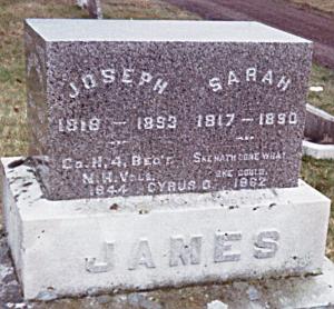 Joseph and Sarah James
