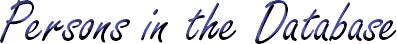 Index of Persons
